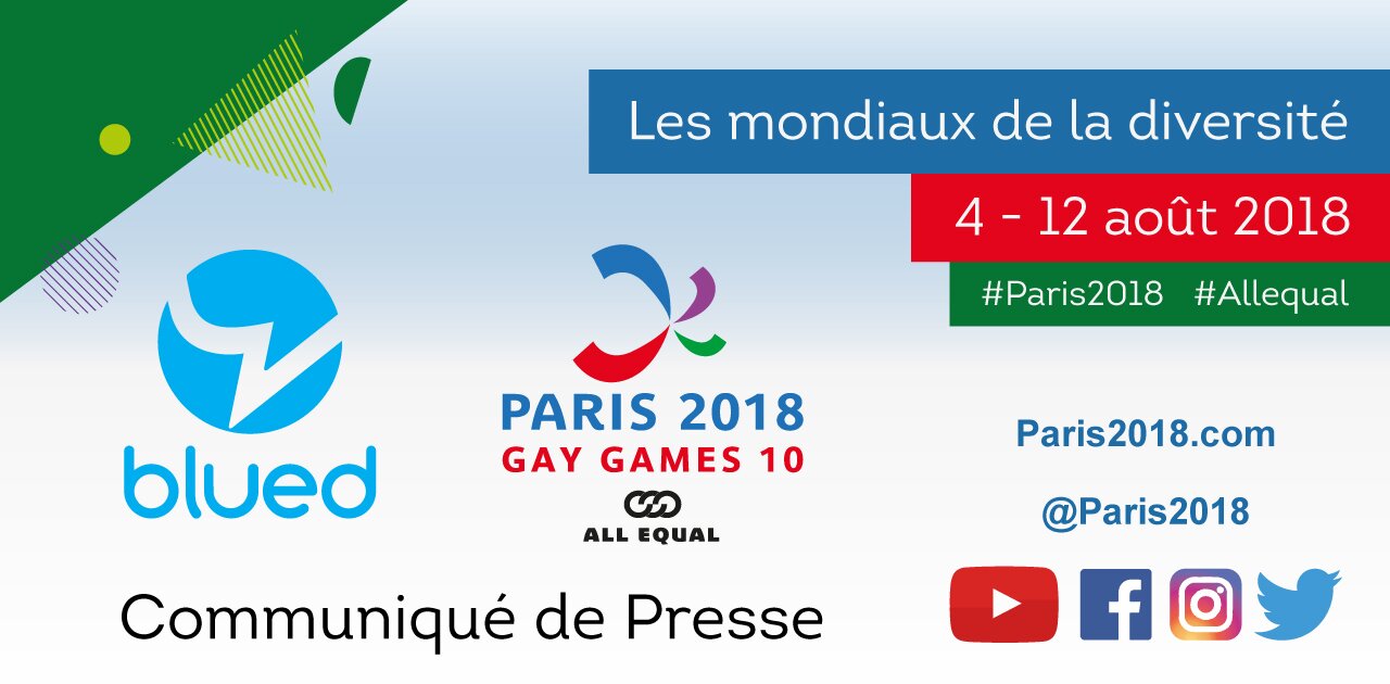 Communiqué de presse Blued - Paris 2018 FR